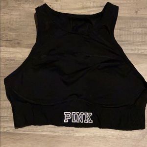 PINK halter top sports bra